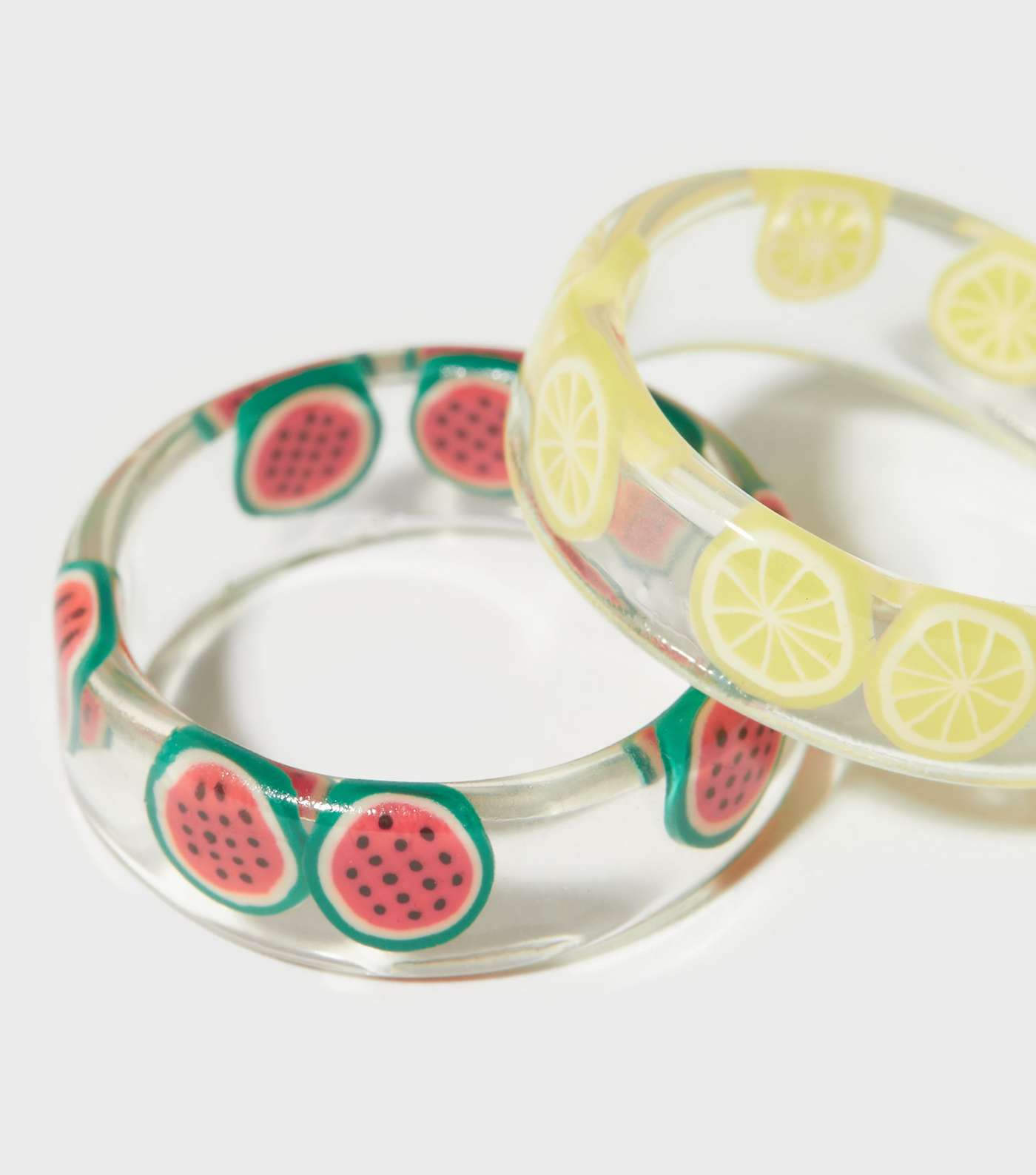 2 Pack Red and Yellow Fruit Rings Image 2