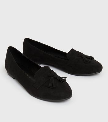 Girls hot sale suede loafers