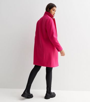 Pink hot sale formal coat