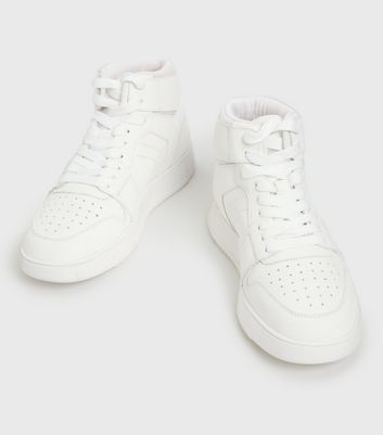 Girls white high tops deals