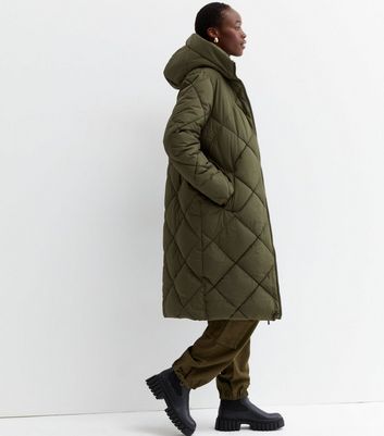 Long padded puffer coat Clearance