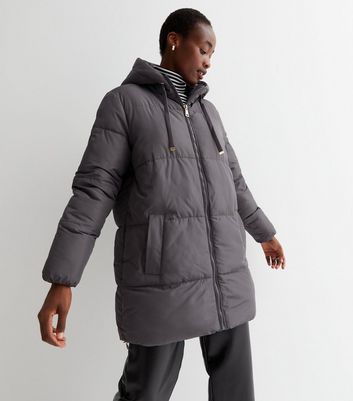 mid calf down coat