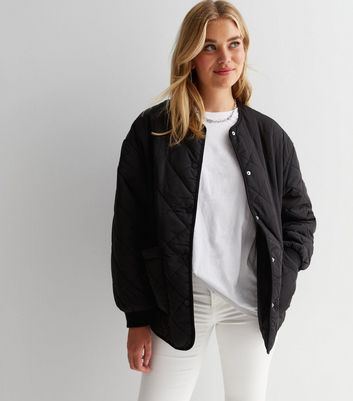 Collarless black outlet jacket womens