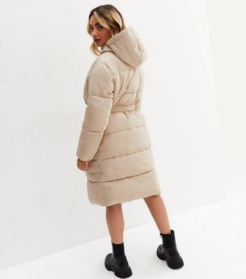 long puffer coat no hood