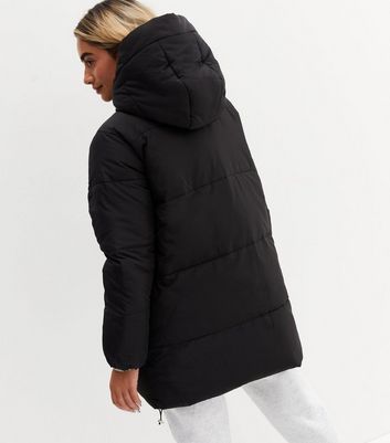 cotton on longline puffer jacket