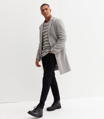 Light grey mens discount coat