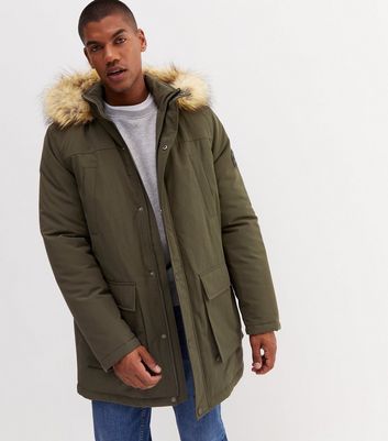 Mens on sale parka long