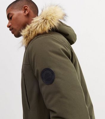 Hooded khaki sale jacket