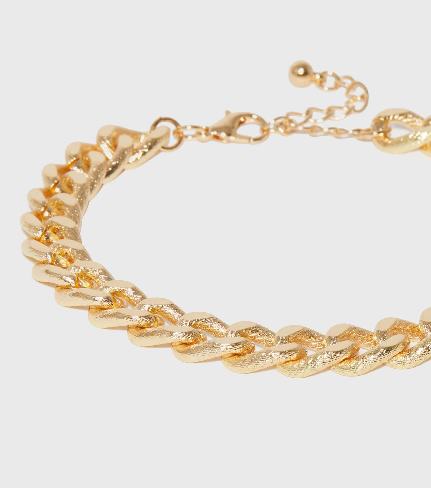 Gold Chunky Chain Anklet Image 3