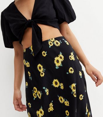 Plus size deals sunflower skirt