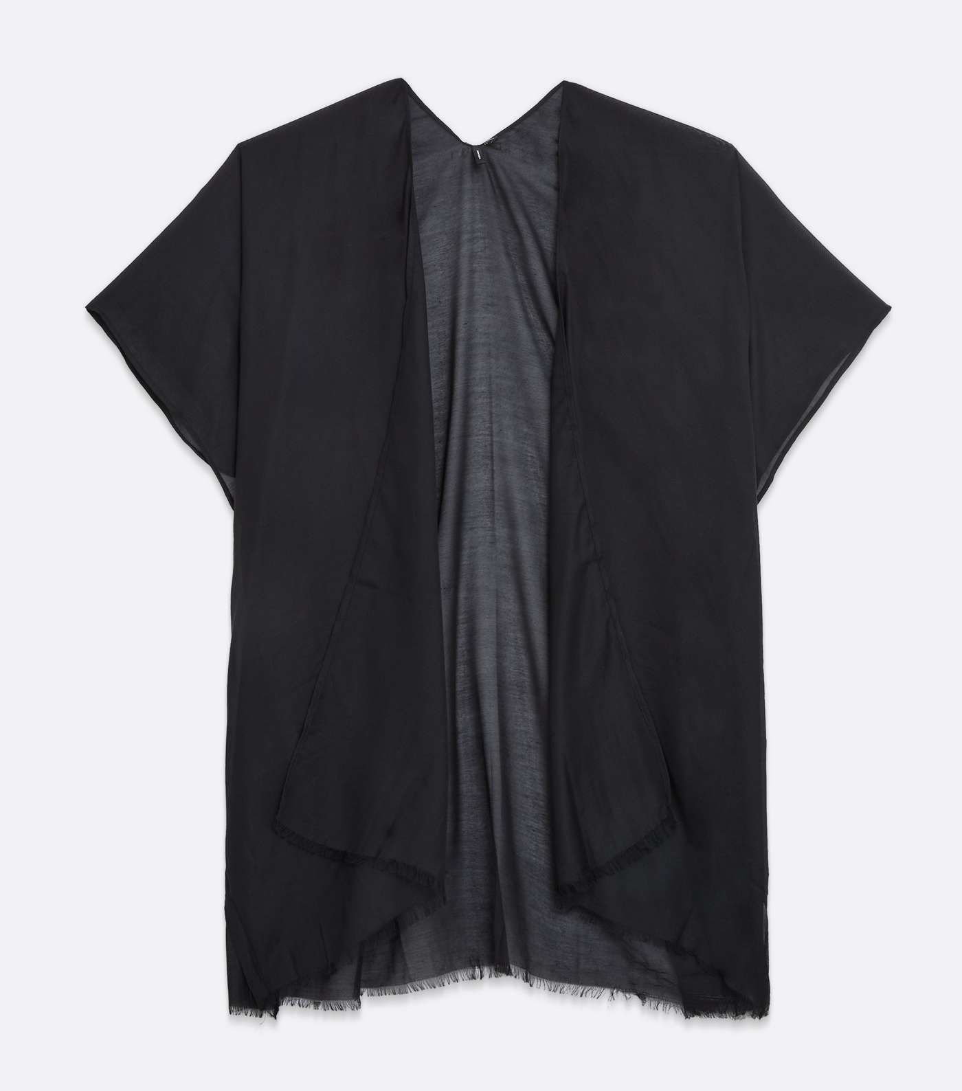 Vero Moda Black Knit Long Poncho Image 5