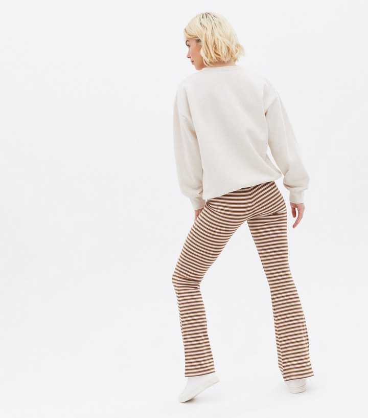 H&M - Ribbed flared trousers