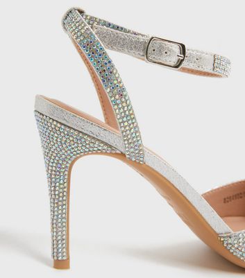 Diamante heels 2025 new look