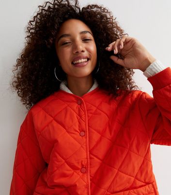 New look orange jacket sale