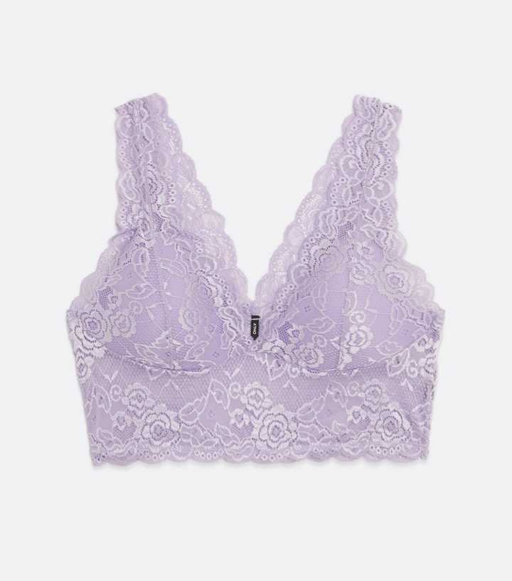 ONLY Lilac Lace Bra