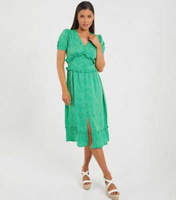 new look sage dress