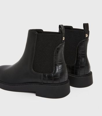 New look cheap leather chelsea boots