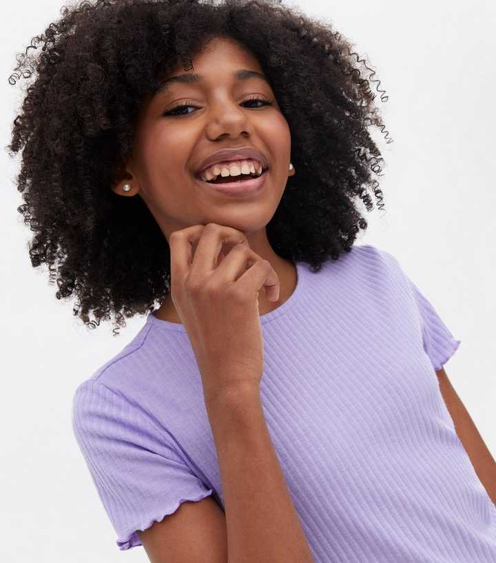 purple t shirt for girls