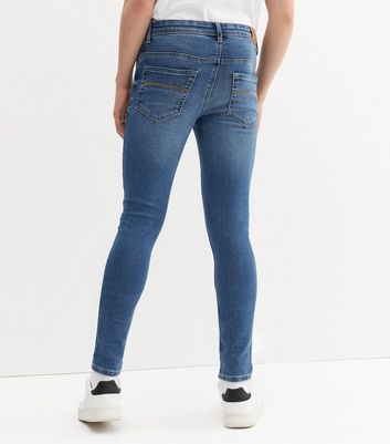 Boys skinny sale blue jeans