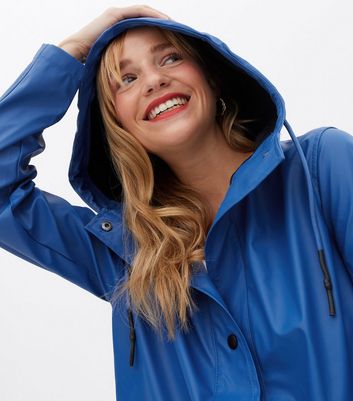 long hooded anorak jacket