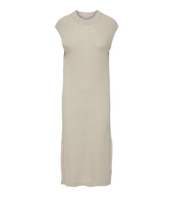Click to view product details and reviews for Only Off White Midi Vest Jumper Dress New Look.