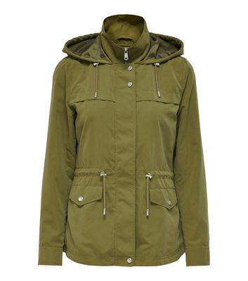 Click to view product details and reviews for Only Olive Pocket Front Hooded Jacket New Look.