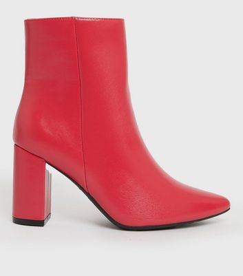 Red Patent Leather Back Zipper High Heel Ankle Boots for Women - China  Women Booties and Footwear price | Made-in-China.com