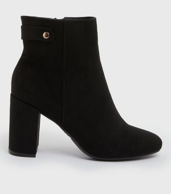 New look kitten 2024 heel suedette ankle boot