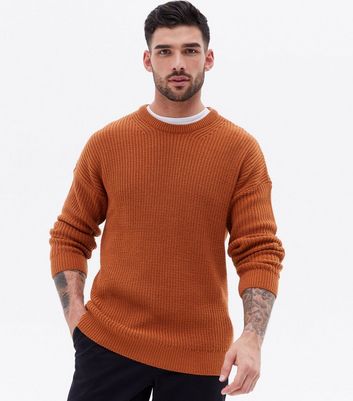 Mens deals rust jumper