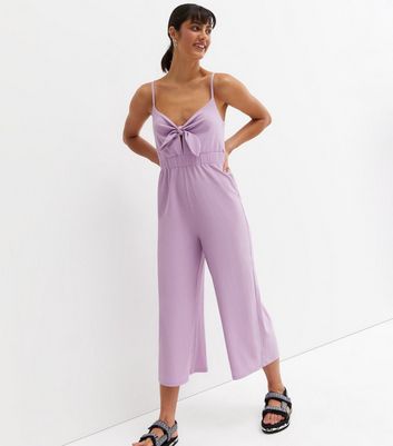 Purple jumpsuit cheap new look