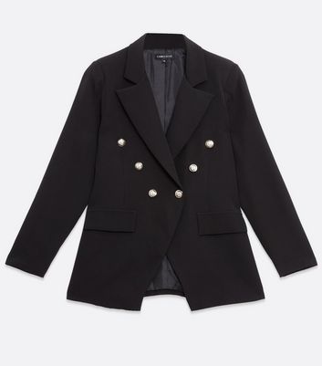 Cameo Rose Black Double Breasted Blazer 