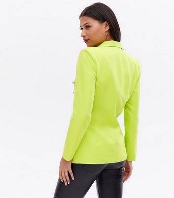Click to view product details and reviews for Cameo Rose Green Double Breasted Blazer New Look.