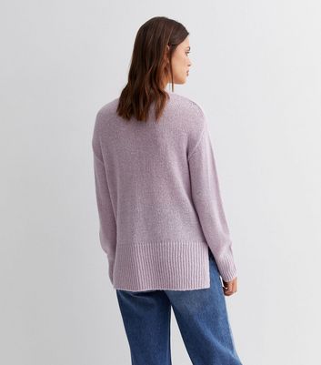 New look lilac on sale jumper