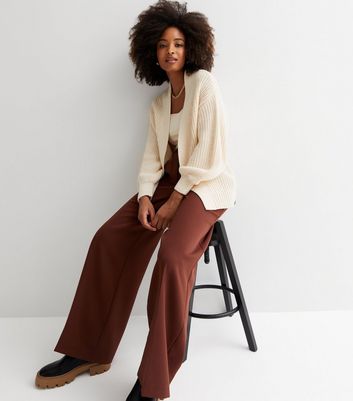 Long cardigan clearance with palazzo pants