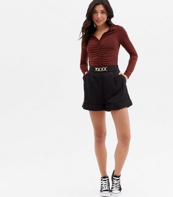 Buckle shorts womens online