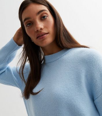 Light blue knit clearance jumper