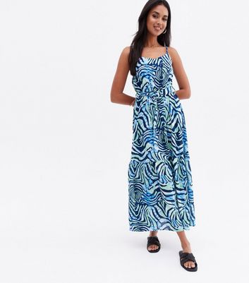 new look blue vanilla maxi dress