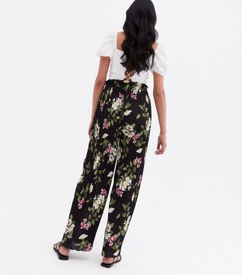 PARADISE LILY PANTS - BLACK FLORAL | By Amica