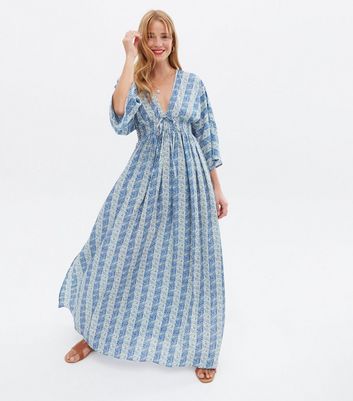 Blue vanilla hot sale kimono jumpsuit