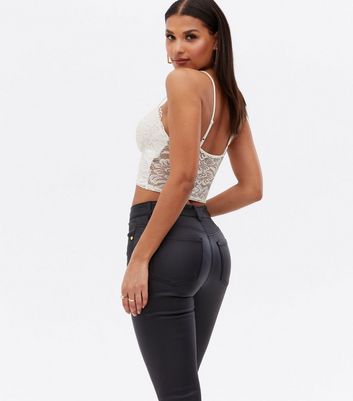 Buy Off-White Leggings for Women by MADAME Online | Ajio.com