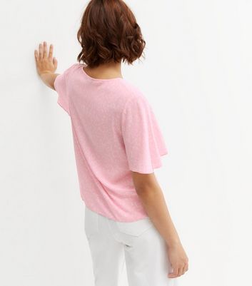 Damen Bekleidung Pink Floral Button Front Shirt