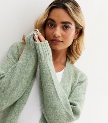 Light green deals cardigan outfit