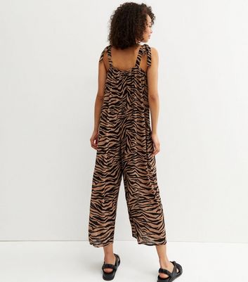 New look cheap animal print jumpsuit