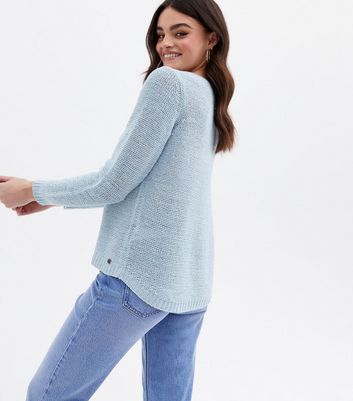pale blue sweaters