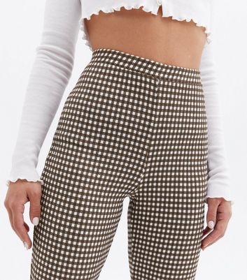 New look hot sale gingham trousers