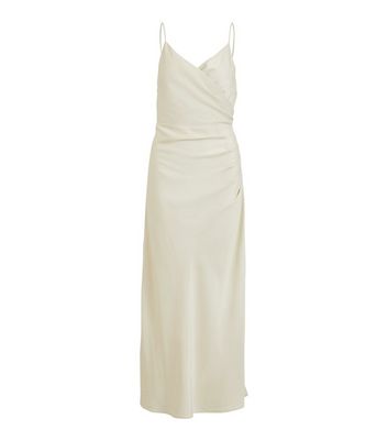 Click to view product details and reviews for Vila Off White Stappy Wrap Midi Slip Dress New Look. Click to view product details and reviews for Vila Off White Stappy Wrap Midi Slip Dress New Look.