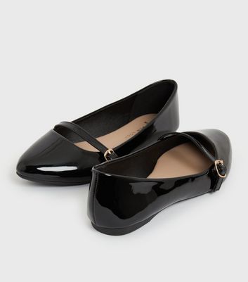 black patent wide fit heels