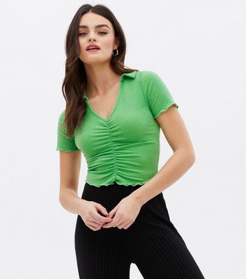 new look ruched top