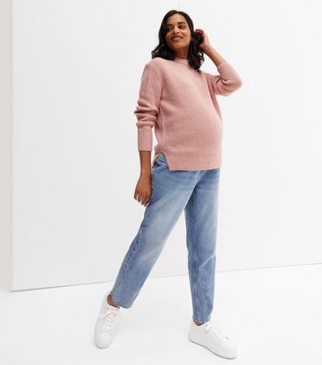 Pink maternity outlet jumper