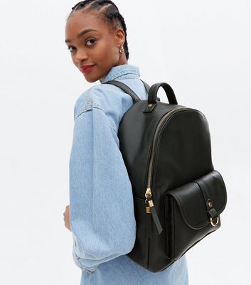 New look best sale leather backpack